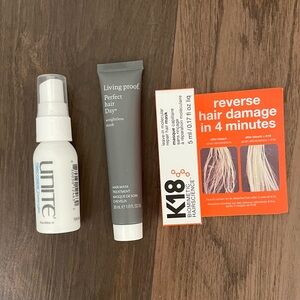 Set of Three Hair Trial/Travel Sizes